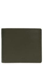 Men's A.p.c. Aly Bifold Leather Wallet - Green