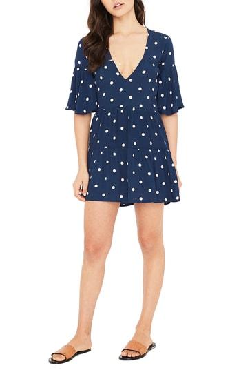 Women's Faithfull The Brand Polka Dot Dress - Blue