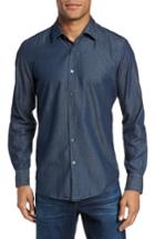 Men's Boss Landon Denim Shirt - Red