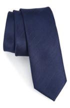 Men's The Tie Bar Herringbone Vow Silk Tie, Size - Blue