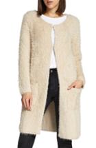 Women's Sanctuary Staycay Chenille Cardigan, Size - Black