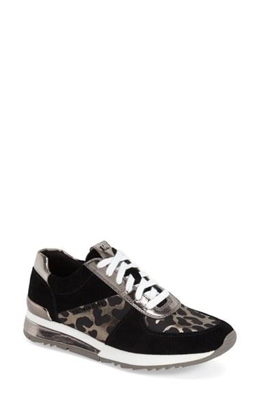 Women's Michael Michael Kors 'allie' Sneaker M - Black