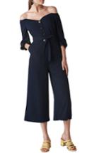 Women's Whistles Carina Off The Shoulder Crop Jumpsuit Us / 4 Uk - Blue