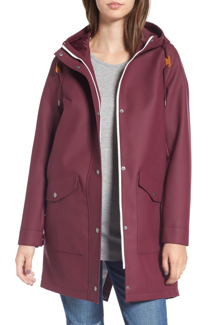Women's Levi's Rain Jacket, Size - Red