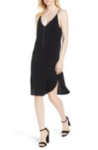 Women's Kenneth Cole New York Chain Detail Slipdress - Black