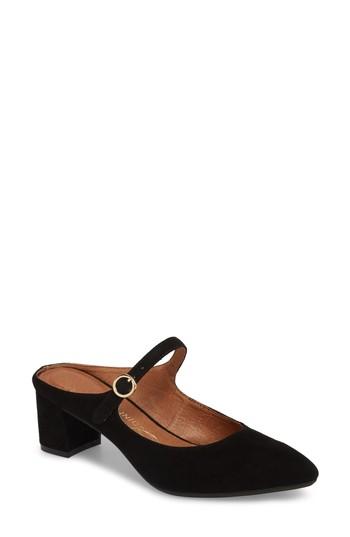 Women's Sudini Barletta Mary Jane Mule W - Black