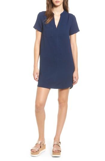 Women's Lush Hailey Crepe Dress - Blue