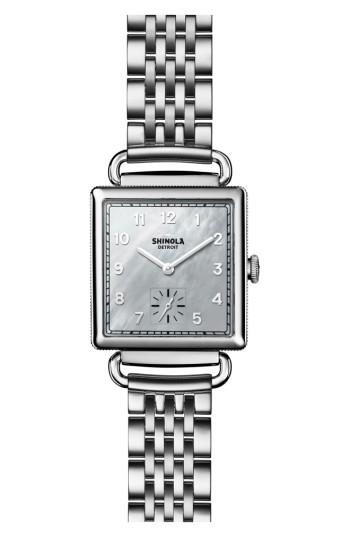 Women's Shinola Cass Bracelet Watch, 27mm X 27mm