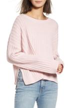 Women's Rails Joelle Rib Wool & Cashmere Sweater - Pink