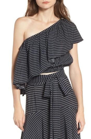 Women's Faithfull The Brand San Andres One Shoulder Ruffle Top