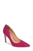 Women's Black Suede Studio Gemma Pump M - Pink