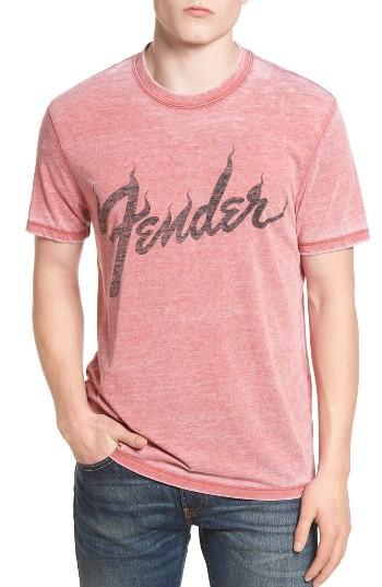 Men's Lucky Brand Fender Flame Graphic Burnout T-shirt