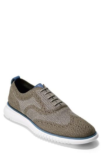 Men's Cole Haan 2.zerogrand Stitchlite Wingtip M - Brown