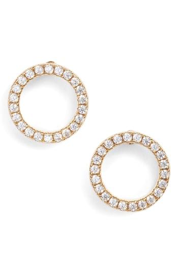 Women's Nordstrom Pave Open Disc Stud Earrings
