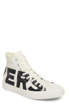 Men's Converse One Star Wordmark High Top Sneaker .5 M - Black