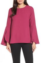Women's Halogen Bell Sleeve Top - Purple
