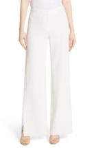 Women's Theory High Slit Admiral Crepe Pants - Ivory