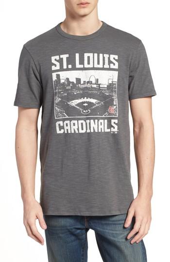 Men's '47 Mlb Overdrive Scrum St. Louis Cardinals T-shirt - Grey