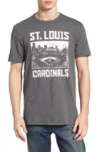 Men's '47 Mlb Overdrive Scrum St. Louis Cardinals T-shirt - Grey