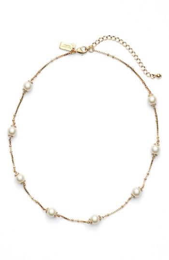 Women's Kate Spade New York Imitation Pearl Collar Necklace