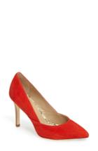 Women's Johnston & Murphy 'vanessa' Pointy Toe Leather Pump M - Red