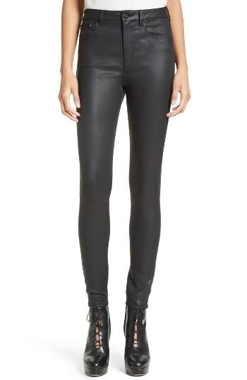 Women's The Kooples Faux Leather Skinny Jeans