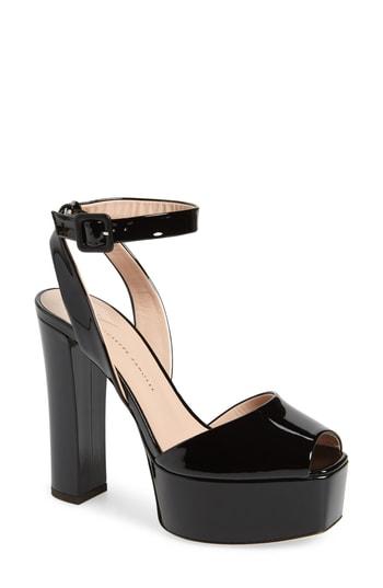 Women's Giuseppe Zanotti Lavinia Platform Sandal M - Black