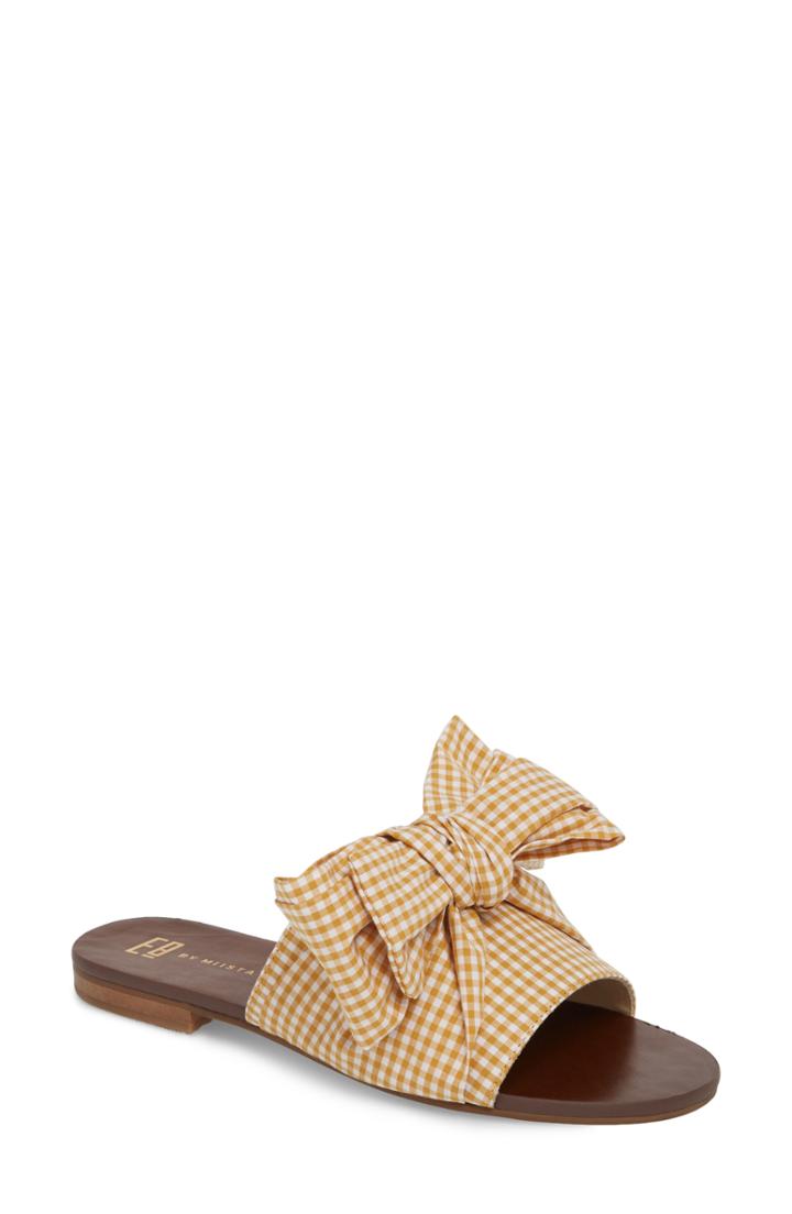 Women's E8 By Miista Peggy Slide Sandal .5us / 36eu - Yellow