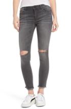 Women's Dl1961 Margaux Ripped Ankle Skinny Jeans - Grey