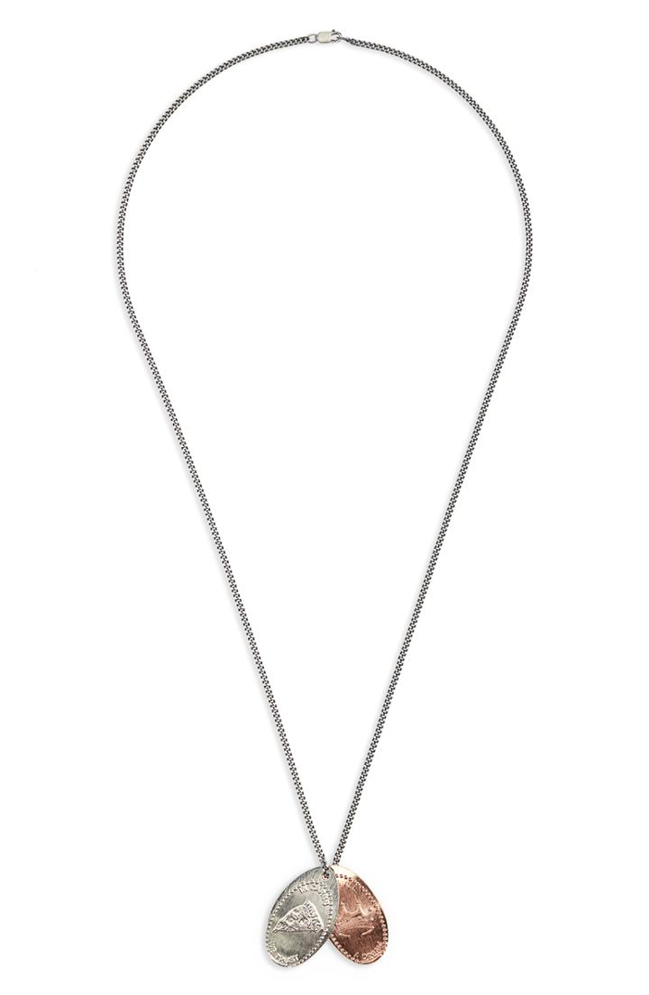 Men's Miansai Penny Pendant Necklace