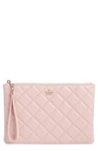 Kate Spade New York Emerson Place Filey Quilted Leather Clutch - Pink