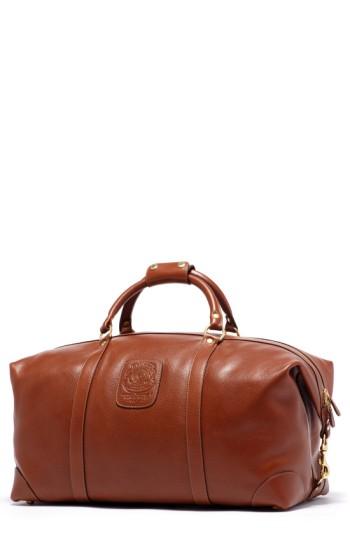 Men's Ghurka Cavalier Ii Leather Duffel Bag - Brown