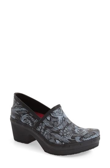 Women's Dansko 'richelle' Waterproof Rain & Gardening Clog .5-6us / 36eu M - Black