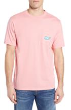 Men's Vineyard Vines Map Of The Islands Pocket T-shirt - Pink