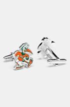 Men's Cufflinks, Inc. 'university Of Miami Hurricanes' Cuff Links