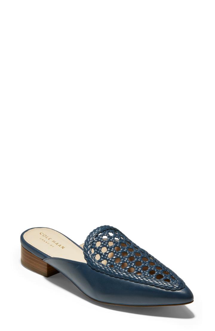 Women's Cole Haan Payson Weave Mule B - Blue/green