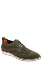 Men's Thomas And Vine Jett Perforated Wingtip M - Green