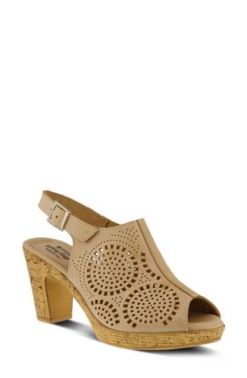Women's Spring Step Liberty Platform Sandal Us / 35eu - Beige