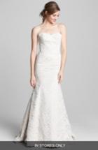 Women's Hayley Paige 'cricket' Lace Trumpet Dress, Size - Ivory