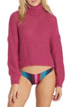 Women's Billabong Stay Here Turtleneck Sweater - Pink