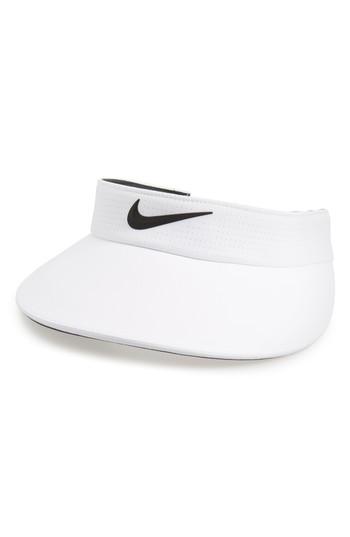 Women's Nike Aerobill Big Bill Golf Visor - White
