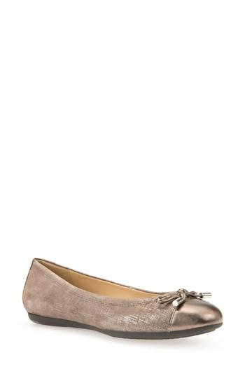 Women's Geox Lola Water Resistant Flat Us / 36eu - Brown