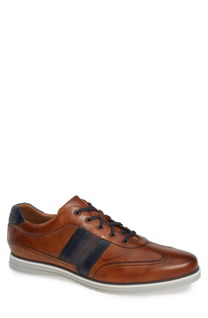 Men's Robert Talbott Turbo Low Top Sneaker .5 M - Brown
