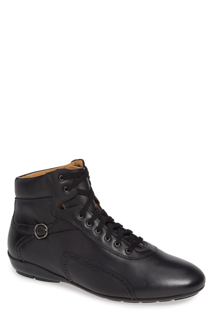 Men's Mezlan Pasquale High Top Sneaker .5 M - Black