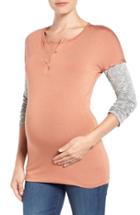 Women's Lab40 'maya' Maternity/nursing Top - Metallic