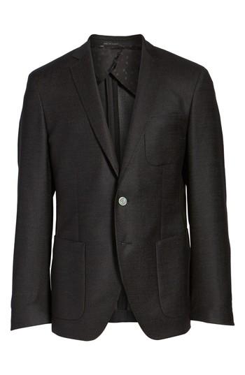 Men's Boss Raye Extra Trim Fit Wool Blend Blazer S - Black