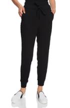 Women's 1.state Cozy Knit High Waist Jogger Pants - Black