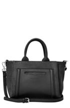 Urban Originals Lovely Vegan Leather Shoullder/crossbody Tote - Black