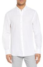 Men's Zachary Prell Yang Linen Sport Shirt - White