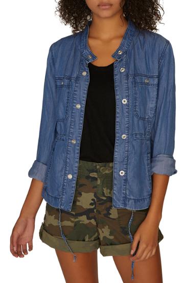 Women's Sanctuary Hero Lightweight Jacket - Blue